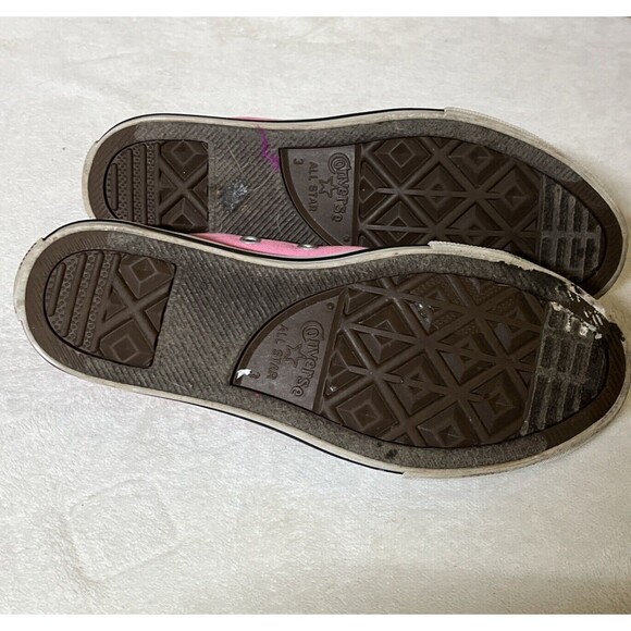 Converse Chuck Taylor All Star Pink Canvas Shoes Sneakers Youth Size US Size 3 - Picture 8 of 8